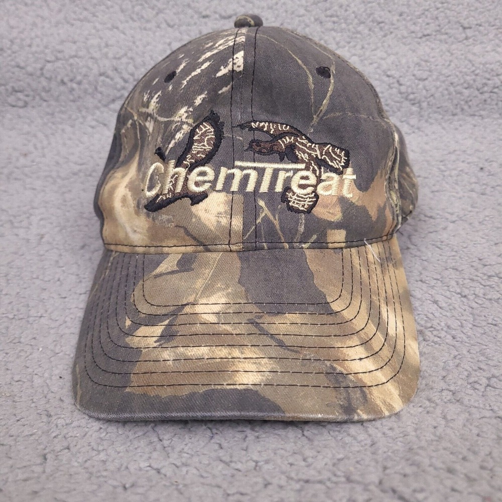 ChemTreat Hat Cap Camo Hunting Strap‎ Back Trucker One Size Bretmor Headwear